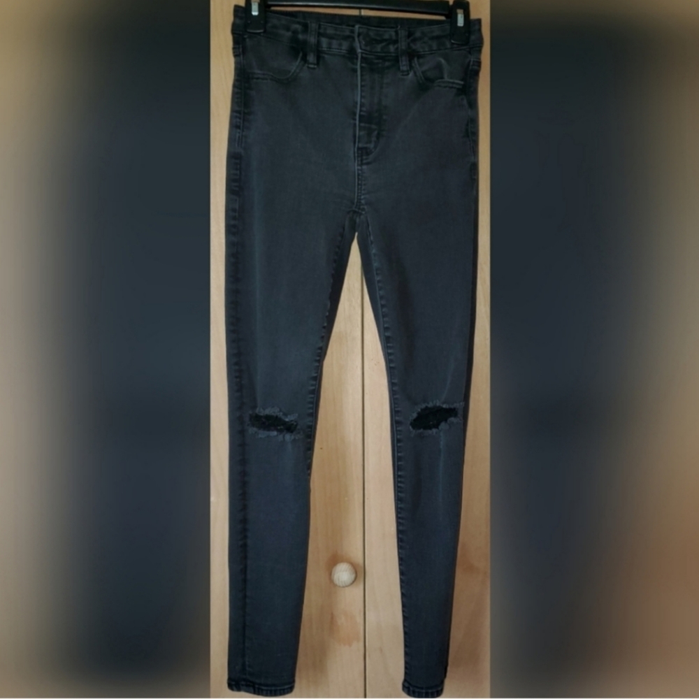 Black High Waisted Jegging